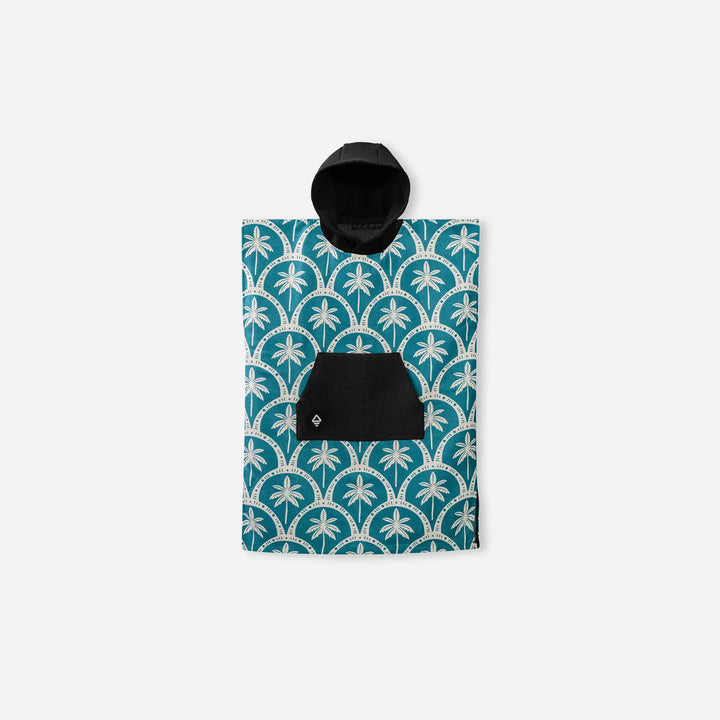 Kids Changing Poncho: Palms Resort Teal Ocean Nomadix