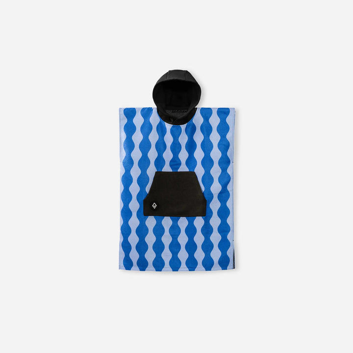 Kids Changing Poncho: Slack Tide Coastal Blue Nomadix