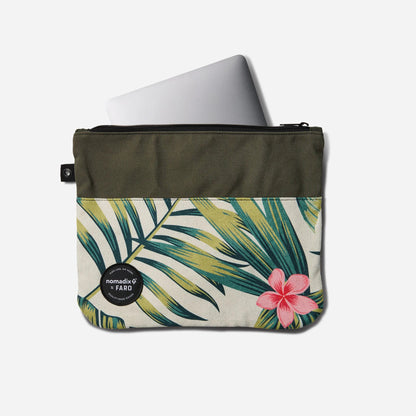 The Large Pouch: Nomadix x FARO: Palms Pink Nomadix