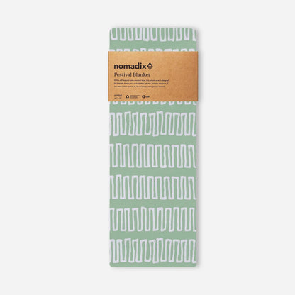 Festival Blanket: Switchback Seafoam Green Nomadix