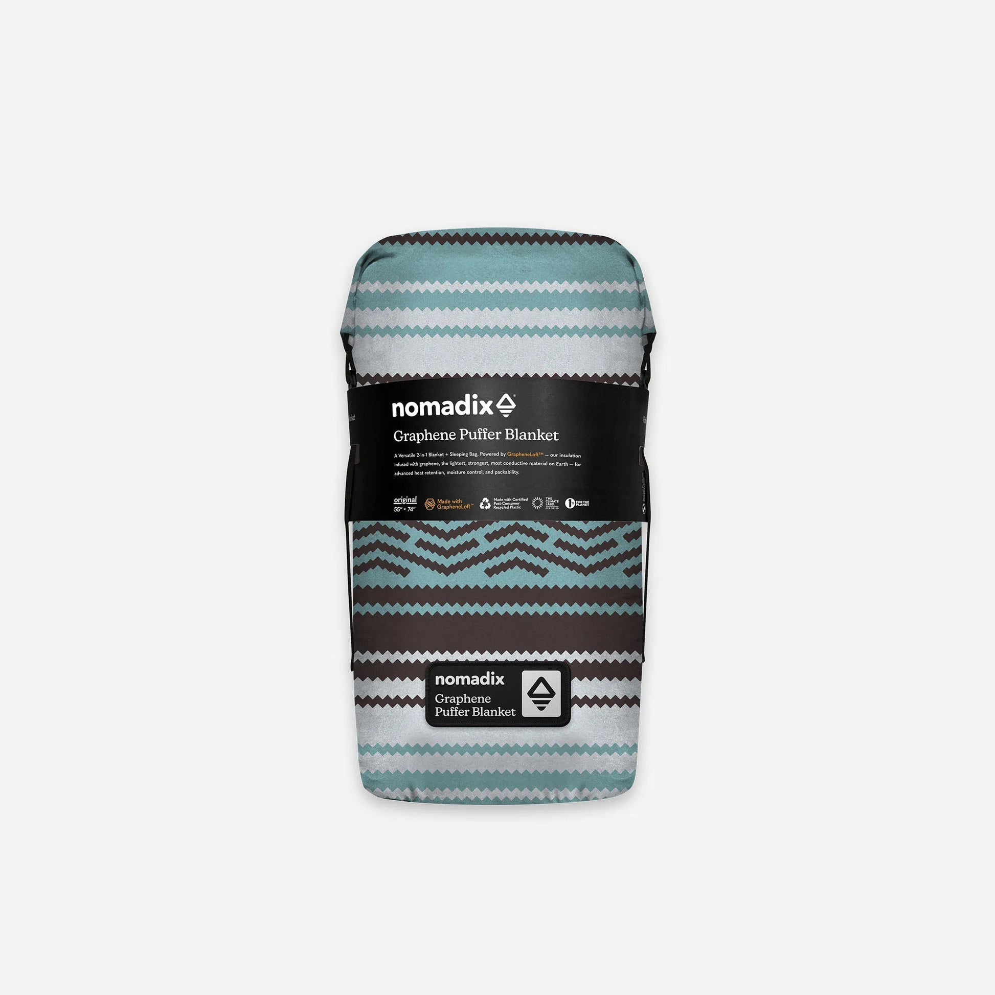 Graphene Puffer Blanket: Baja Aqua Nomadix