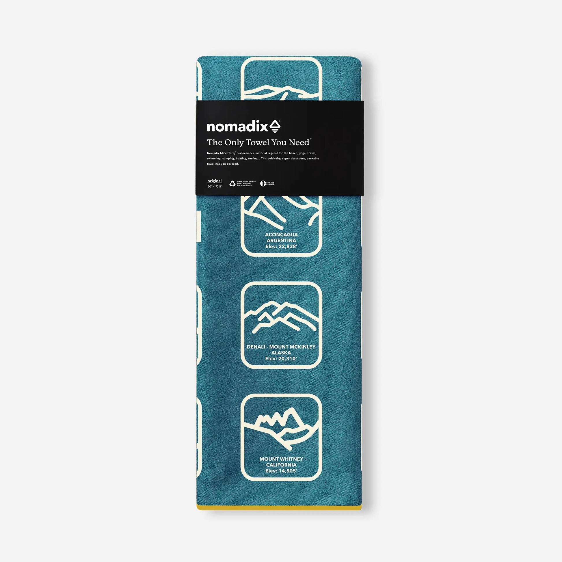 Original Towel: Peaks of the World Teal Ocean Nomadix