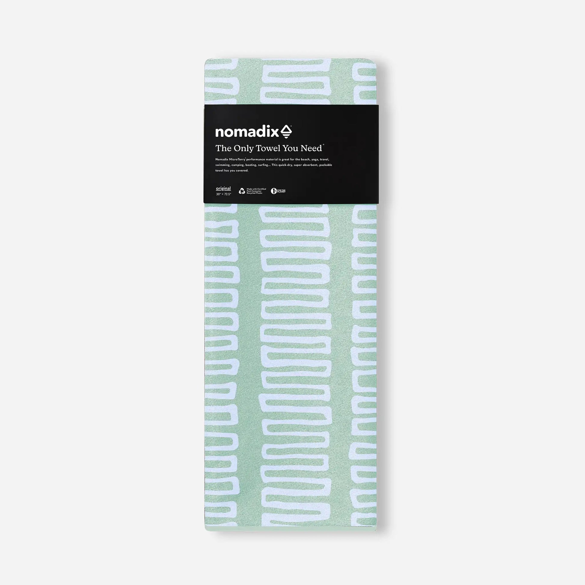 Original Towel: Switchback Seafoam Green Nomadix