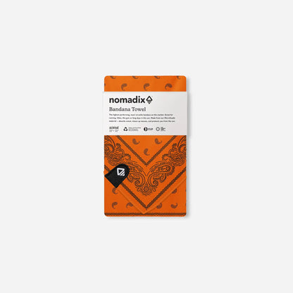 Bandana Towel: Paisley Expedition Orange Nomadix