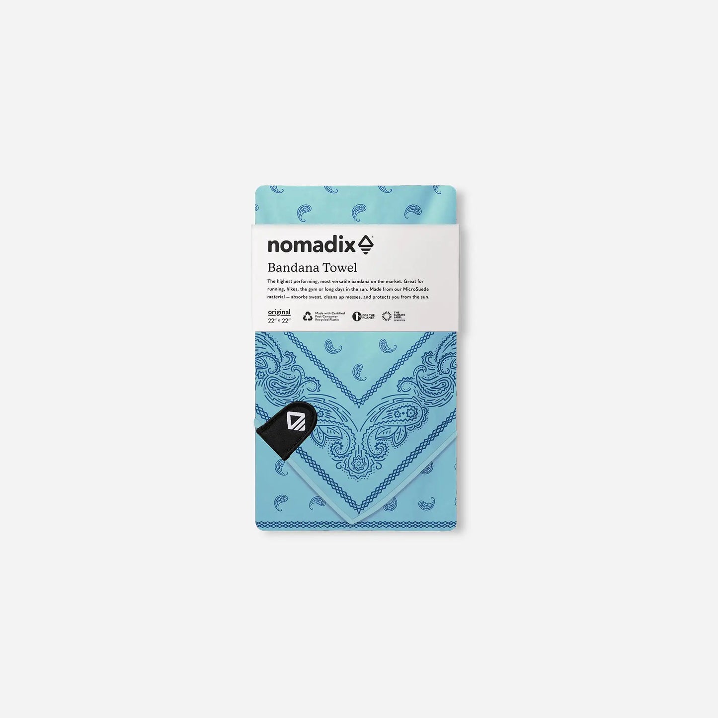 Bandana Towel: Paisley Seafoam Green Nomadix