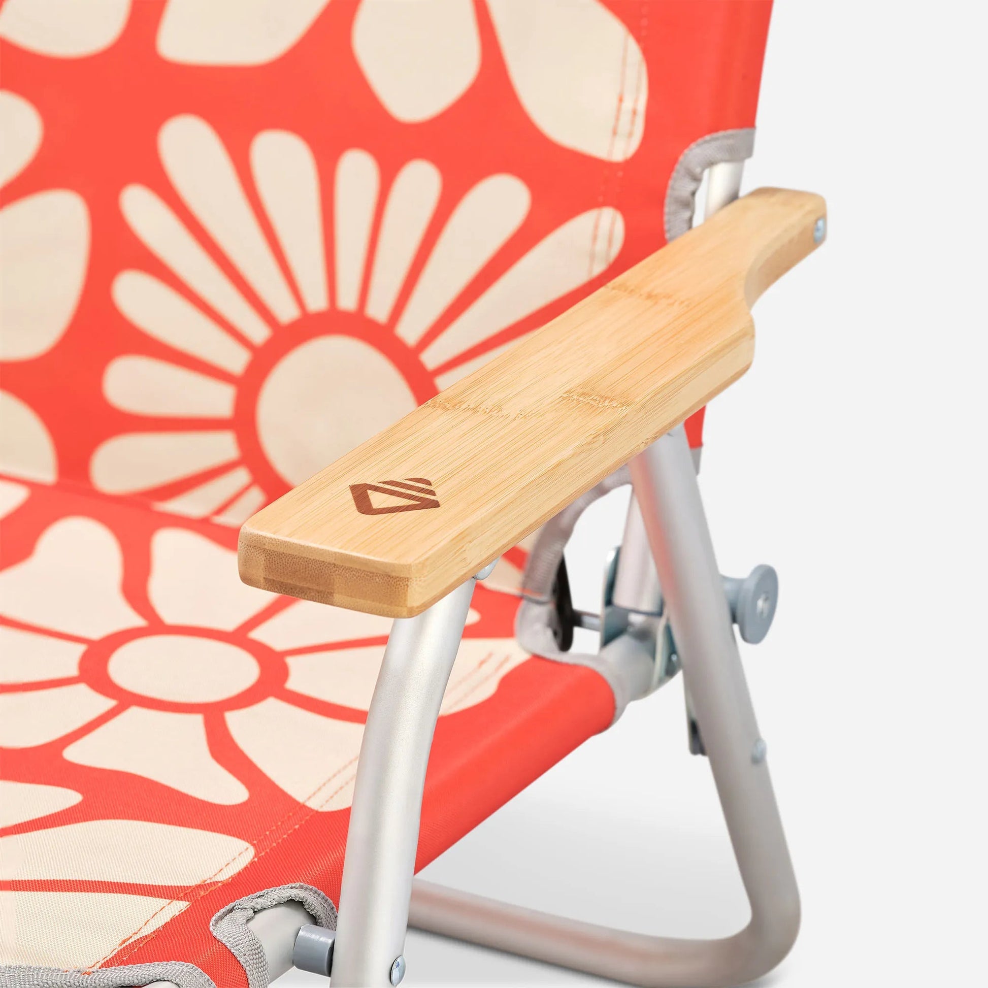 Easy Chair: Big Flowers Expedition Orange Nomadix