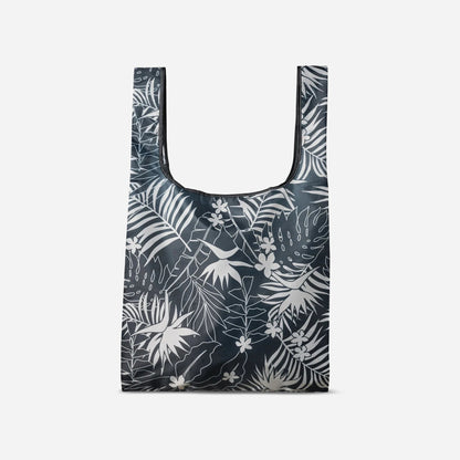 Pocket Tote: Retro Palms Black Nomadix