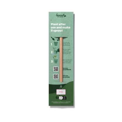 Plantable Pencils - Single Pencil with Customized Card - EarthHero Corporate Gifting and Custom Swag