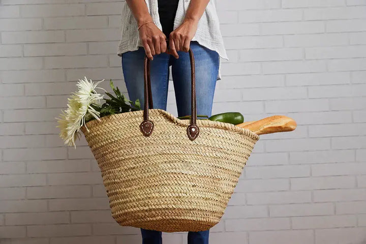 Moroccan Shopping Basket - EarthHero Corporate Gifting and Custom Swag