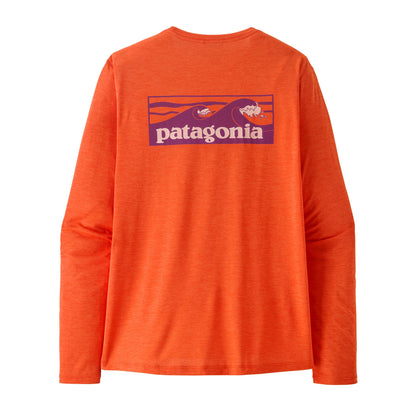 Patagonia M's L/S Cap Cool Daily Shirt - Boardshort Logo Patagonia