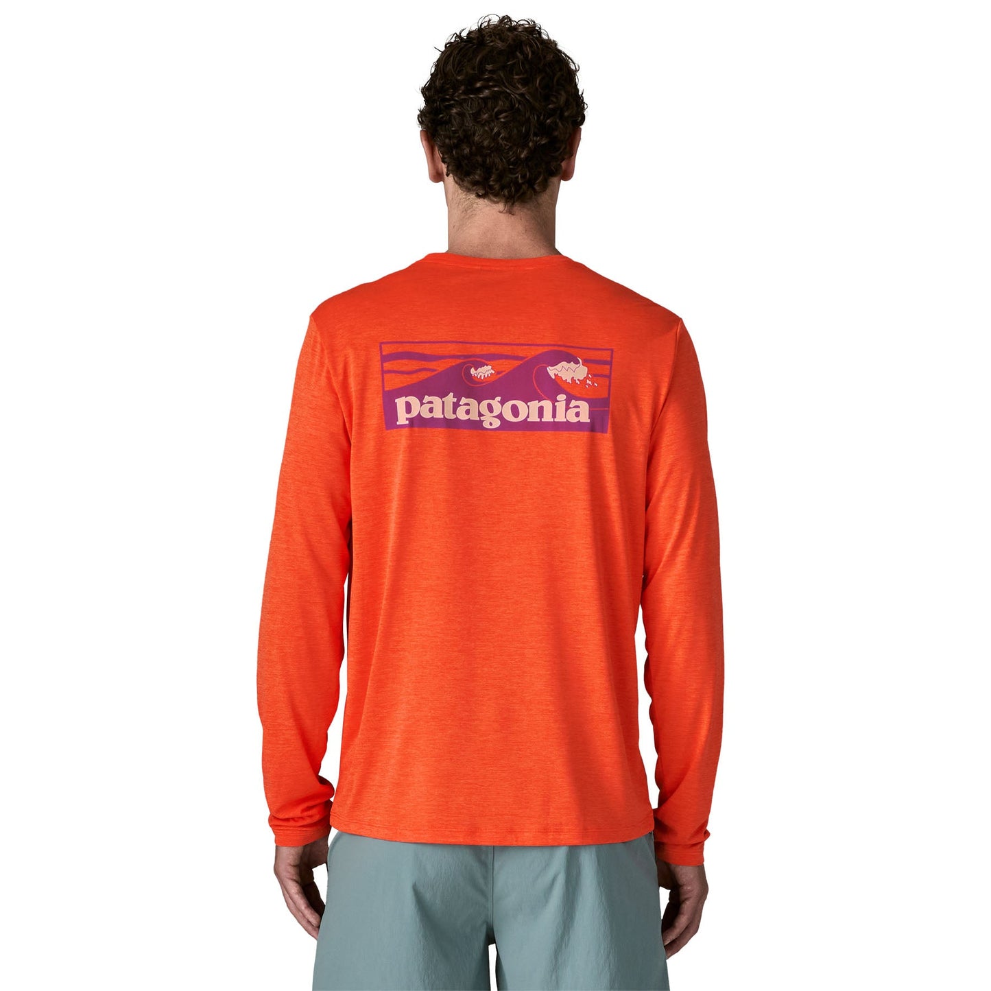 Patagonia M's L/S Cap Cool Daily Shirt - Boardshort Logo Patagonia