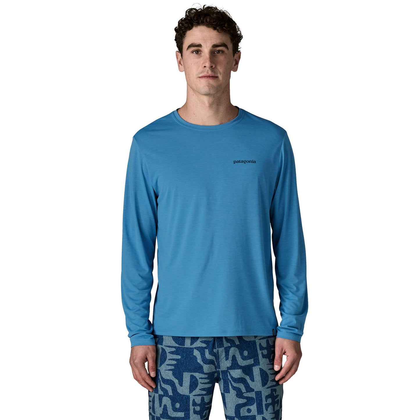 Patagonia M's L/S Cap Cool Daily Shirt - Boardshort Logo Patagonia