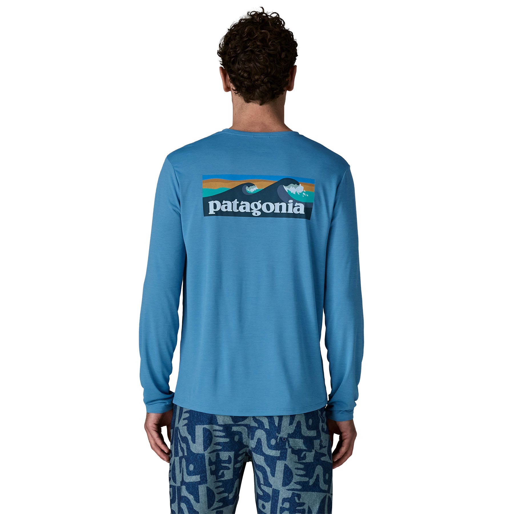 Patagonia M's L/S Cap Cool Daily Shirt - Boardshort Logo Patagonia