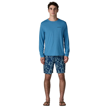Patagonia M's L/S Cap Cool Daily Shirt - Boardshort Logo Patagonia
