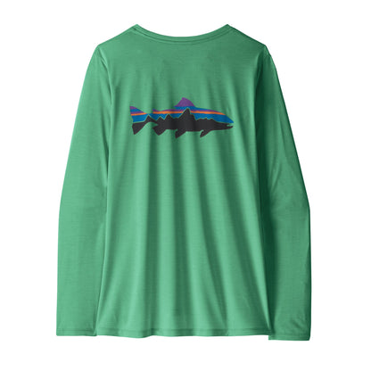 Patagonia W's L/S Cap Cool Daily Shirt - Fitz Roy Trout Patagonia