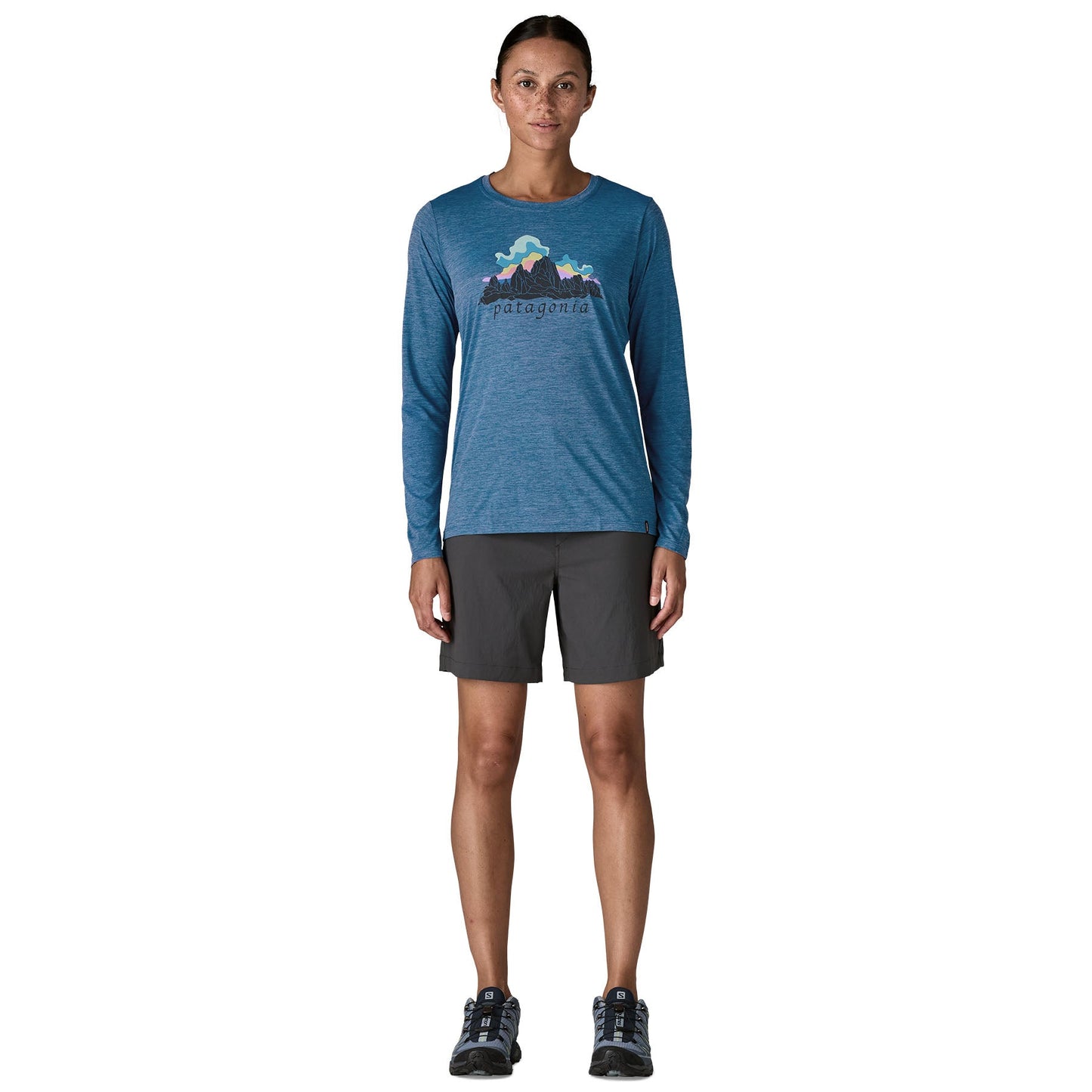 Patagonia W's L/S Cap Cool Daily Shirt - Fitz Roy Nimbus Patagonia