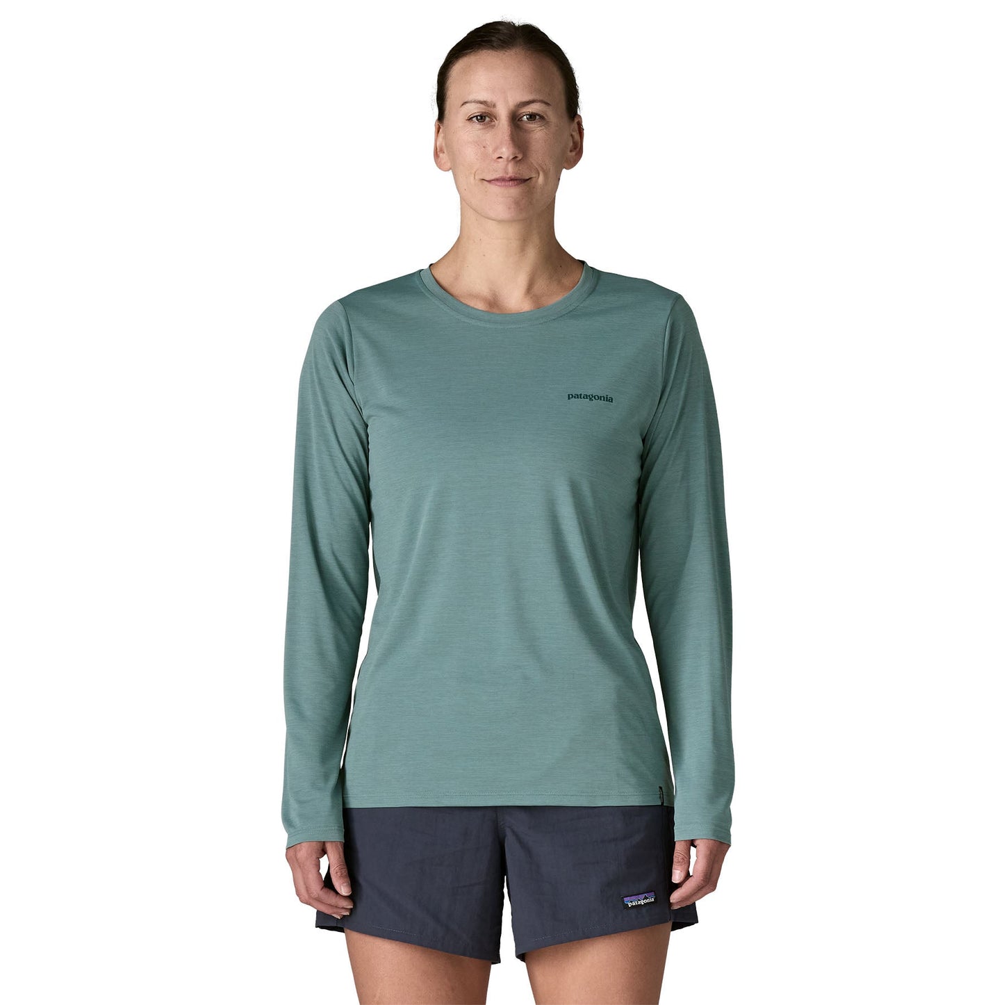 Patagonia W's L/S Cap Cool Daily Shirt - Boardshort Logo Patagonia