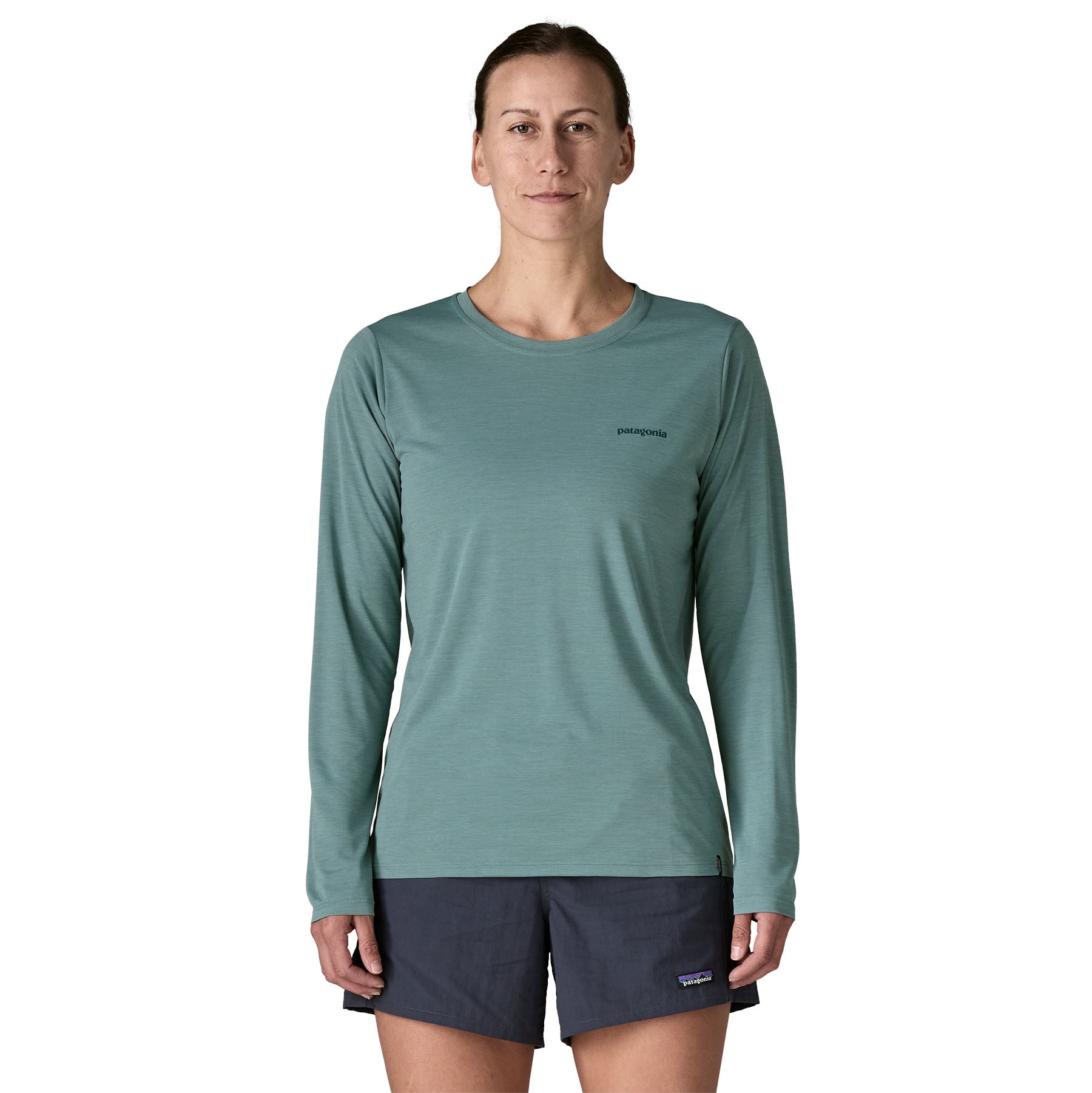 Patagonia W's L/S Cap Cool Daily Shirt - Boardshort Logo Patagonia