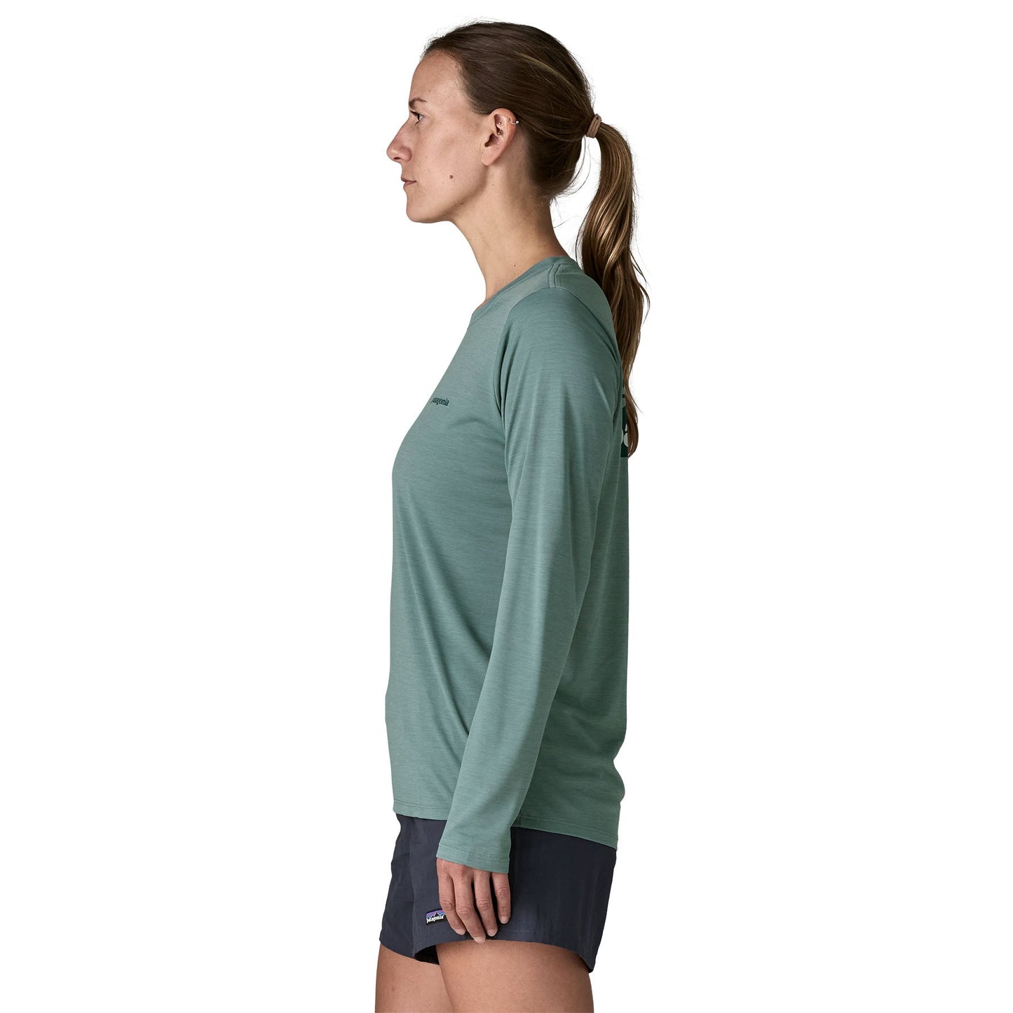 Patagonia W's L/S Cap Cool Daily Shirt - Boardshort Logo Patagonia