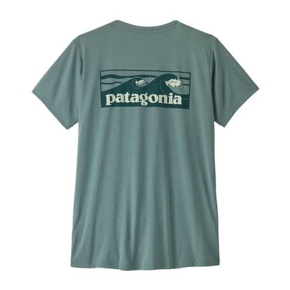 Patagonia W's Cap Cool Daily Shirt - Boardshort Logo Patagonia