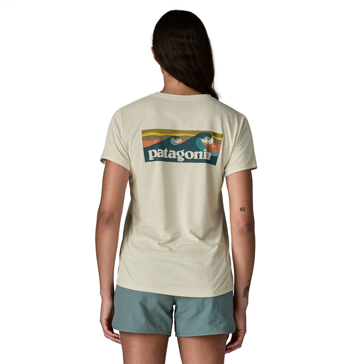 Patagonia W's Cap Cool Daily Shirt - Boardshort Logo Patagonia