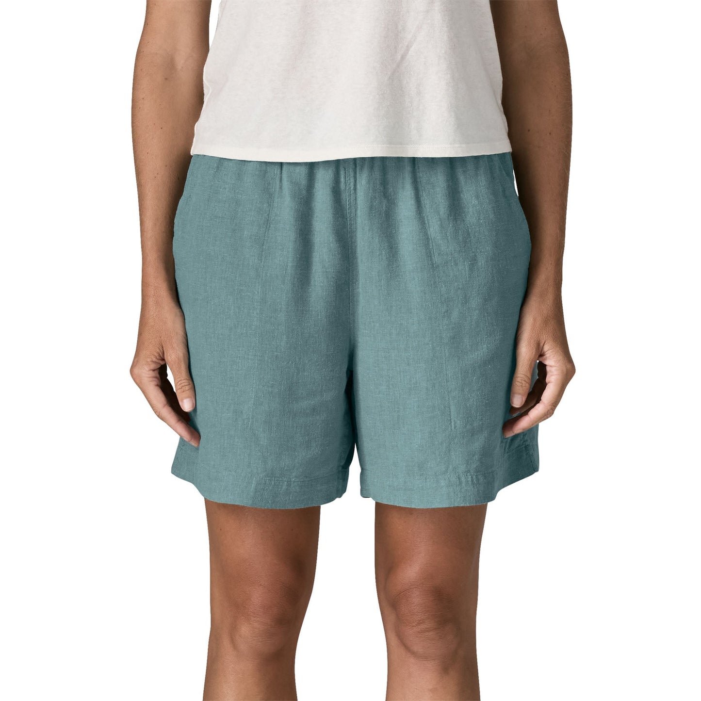 Patagonia W's Garden Island Long Shorts - 6 in Fox & Field