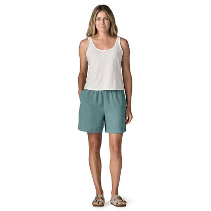 Patagonia W's Garden Island Long Shorts - 6 in Fox & Field