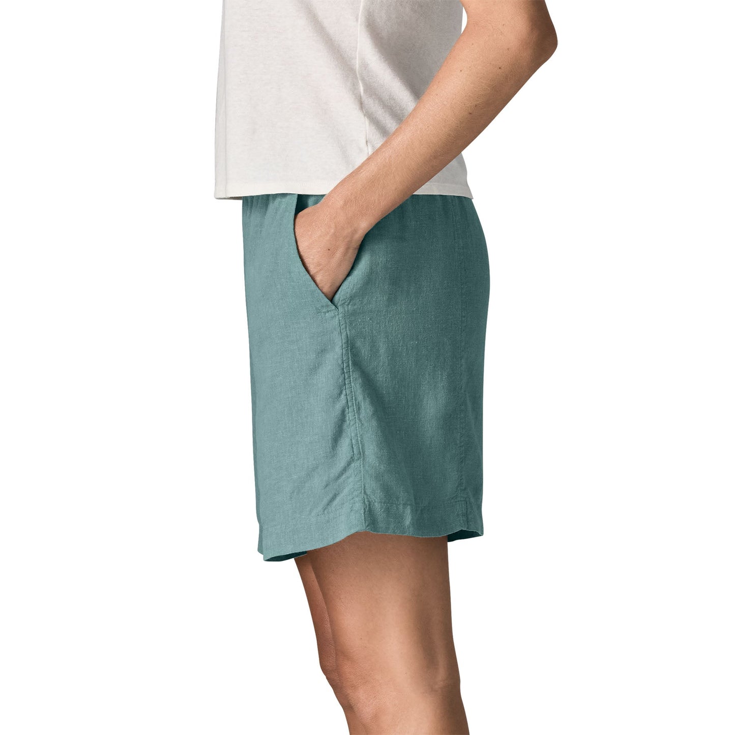 Patagonia W's Garden Island Long Shorts - 6 in Fox & Field