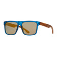 Matte Navy Blue / Zebra Wood / Amber Gold Mirror Polarized Lens