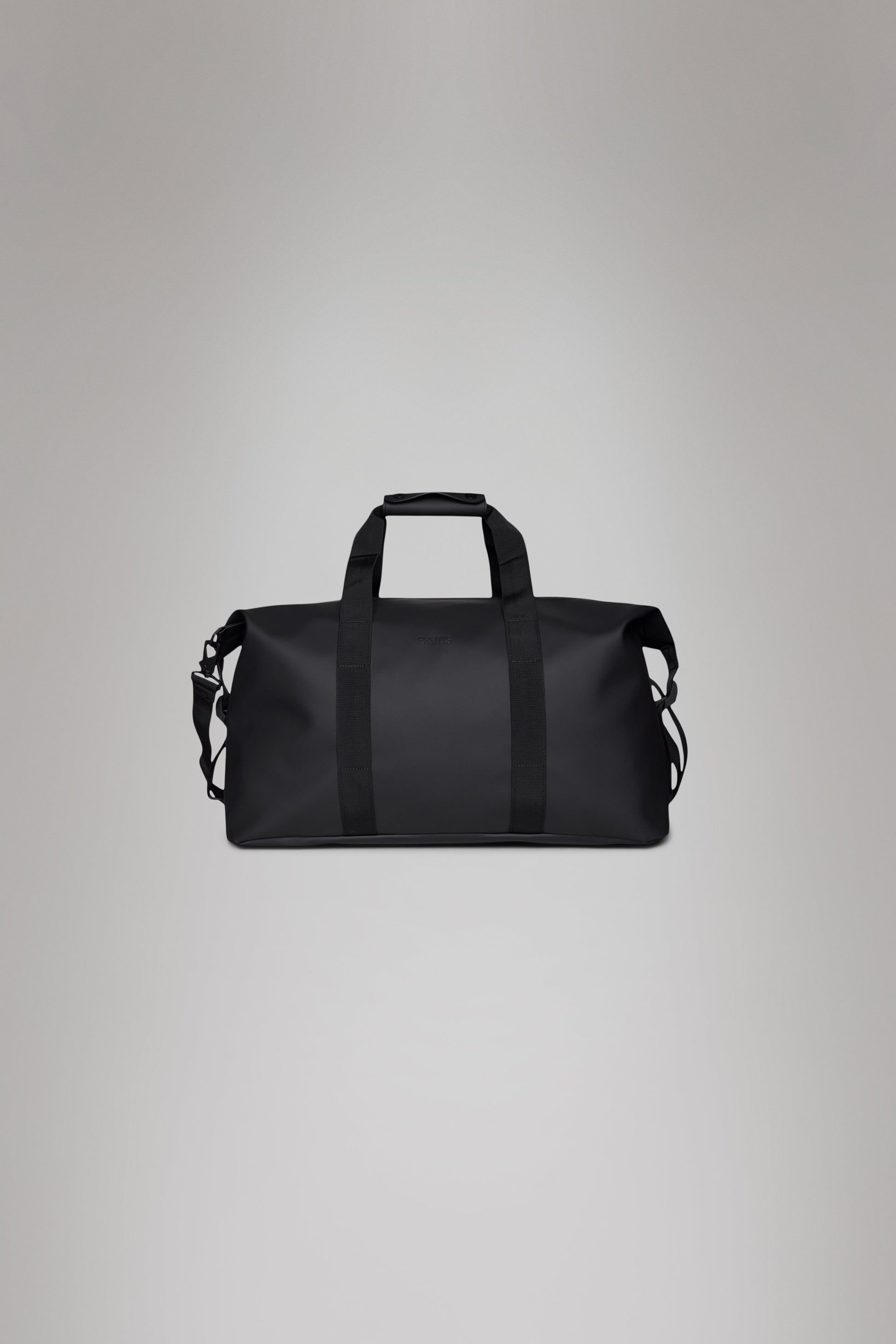 Rains Hilo Weekend Bag Black 36L H27 x D26 x W52 cm Weekender