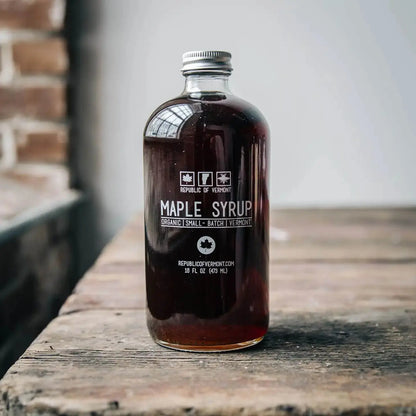 Certified Organic Maple Syrup - 16oz - EarthHero Corporate Gifting and Custom Swag