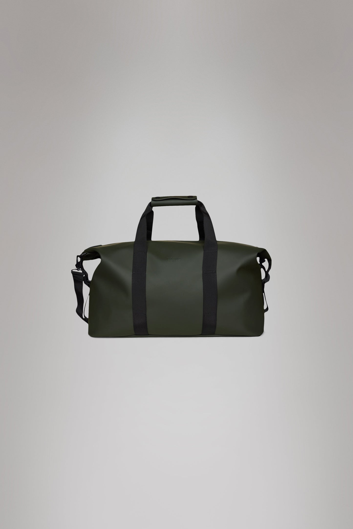 RAINS Hilo Weekend Bag Green 36L H27 x D26 x W52 cm Weekender