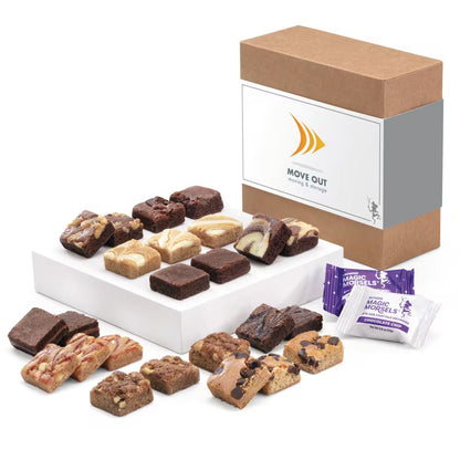 Custom Morsel Combo 24 | Assorted Gourmet Brownie & Blondie Gift Box Fairytale Brownies
