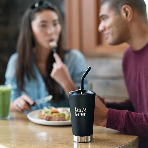 Klean Kanteen Steel Straws Straw 2-Pack - Black Klean Kanteen