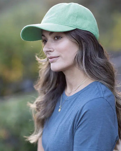 Unstructured Eco Baseball Cap - EarthHero Corporate Gifting and Custom Swag