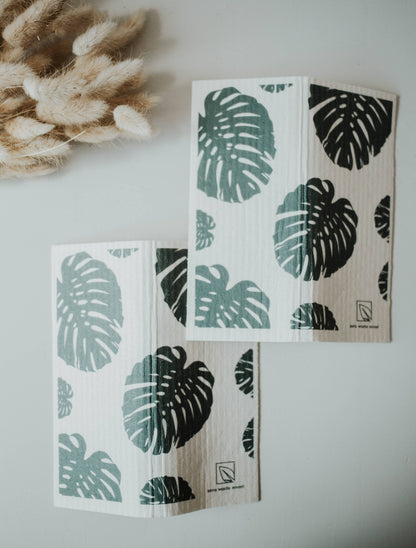 Eco dishcloth packaging