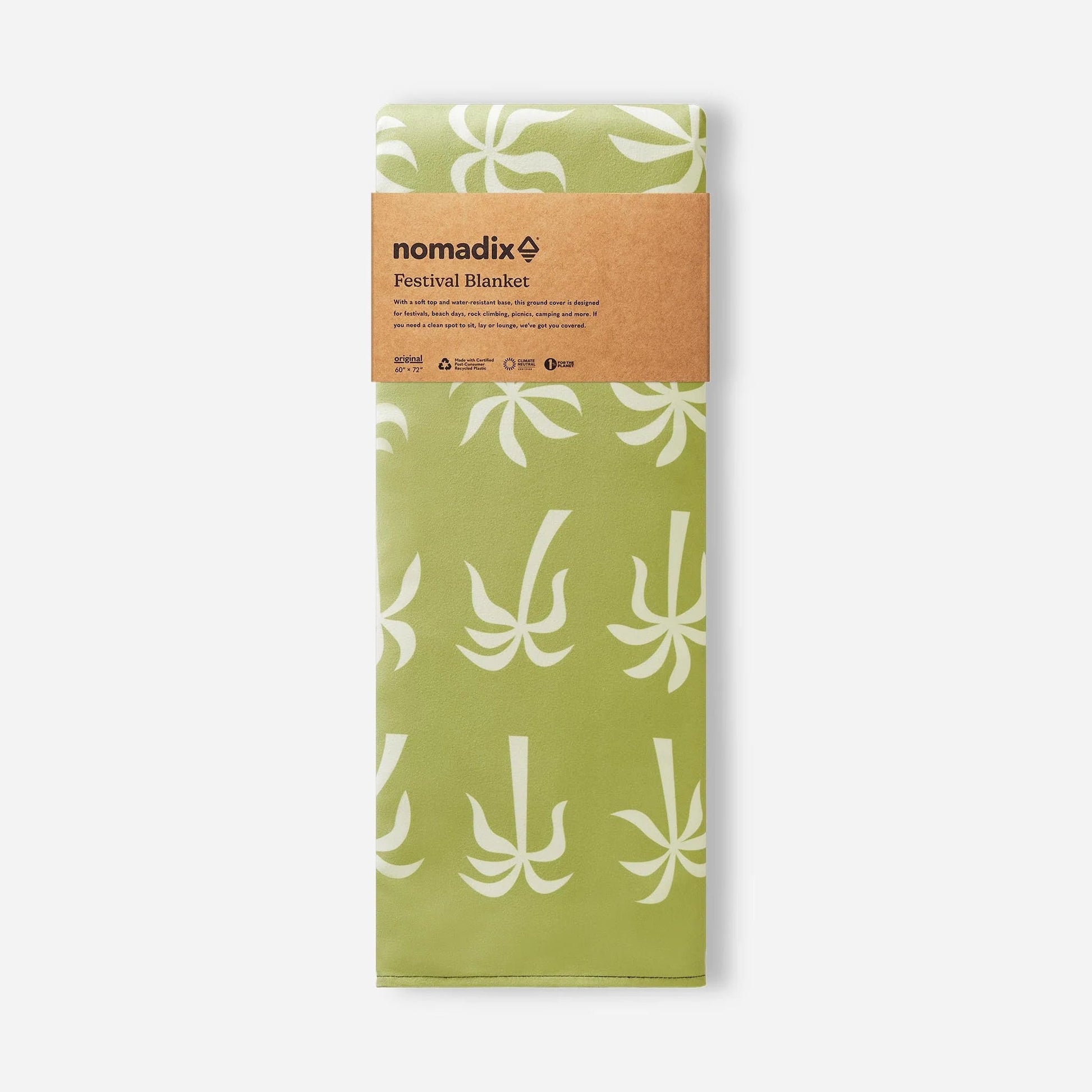 Festival Blanket: Breezy Palms Olive Nomadix