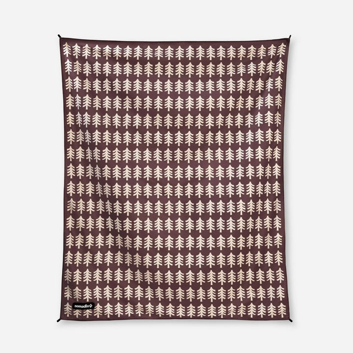 Festival Blanket: Fresh Pines Burgundy Beige Nomadix