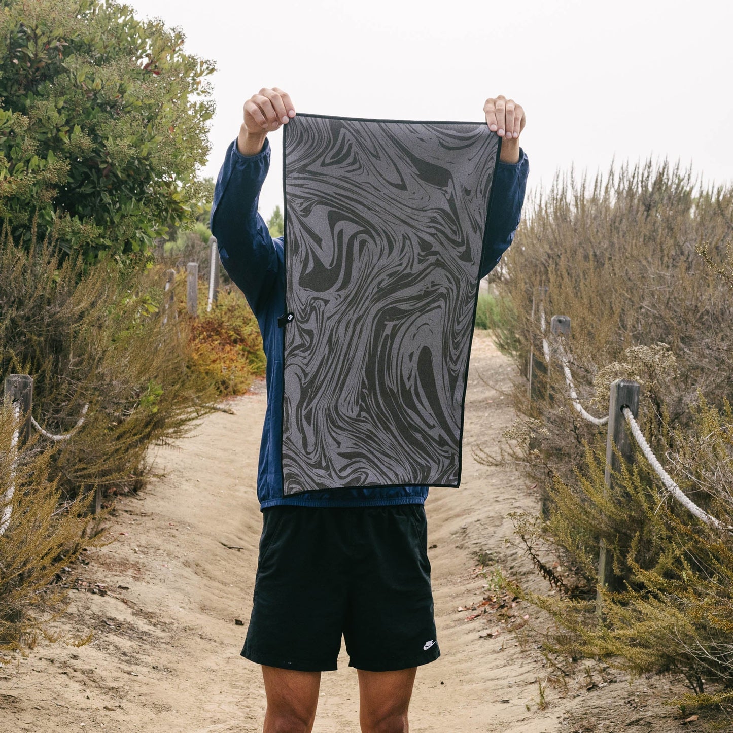 Fitness Towel: Flow Grey Nomadix