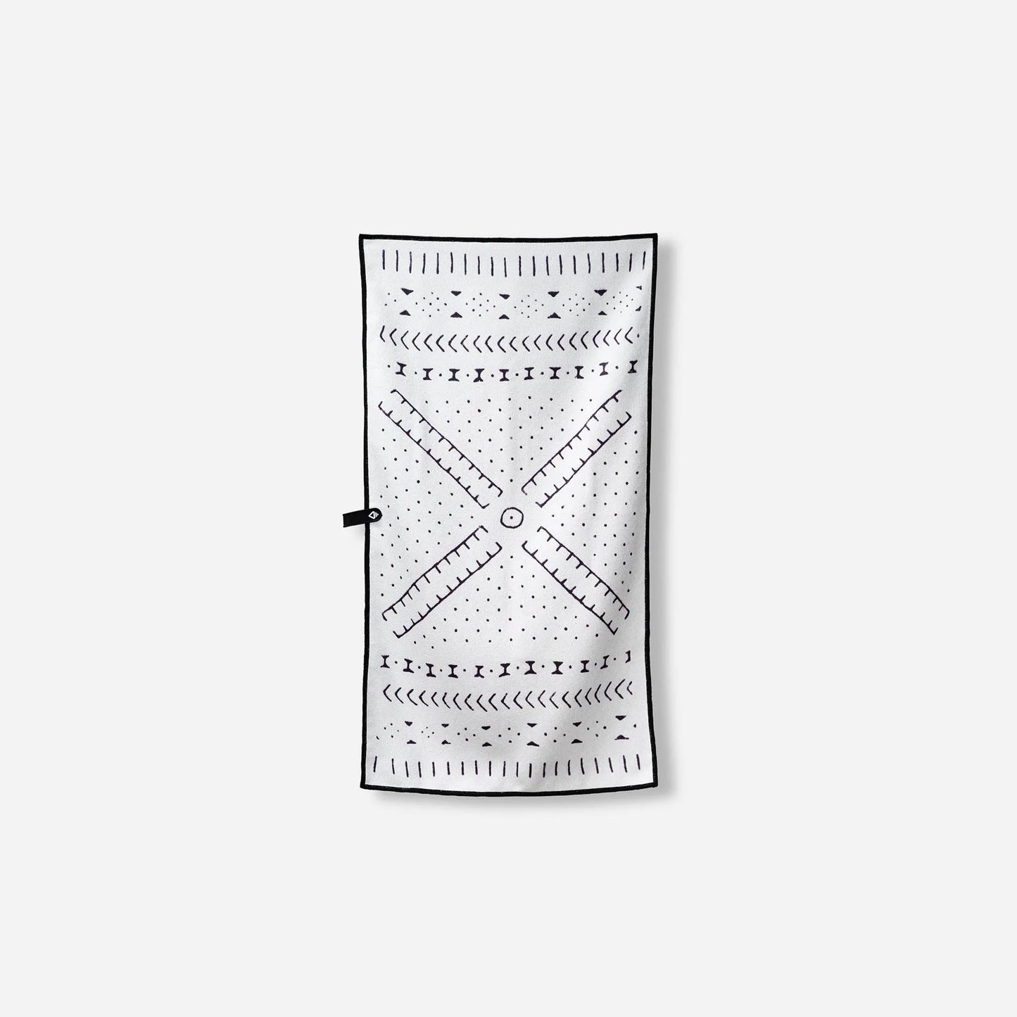 Fitness Towel: Mud Cloth White Nomadix