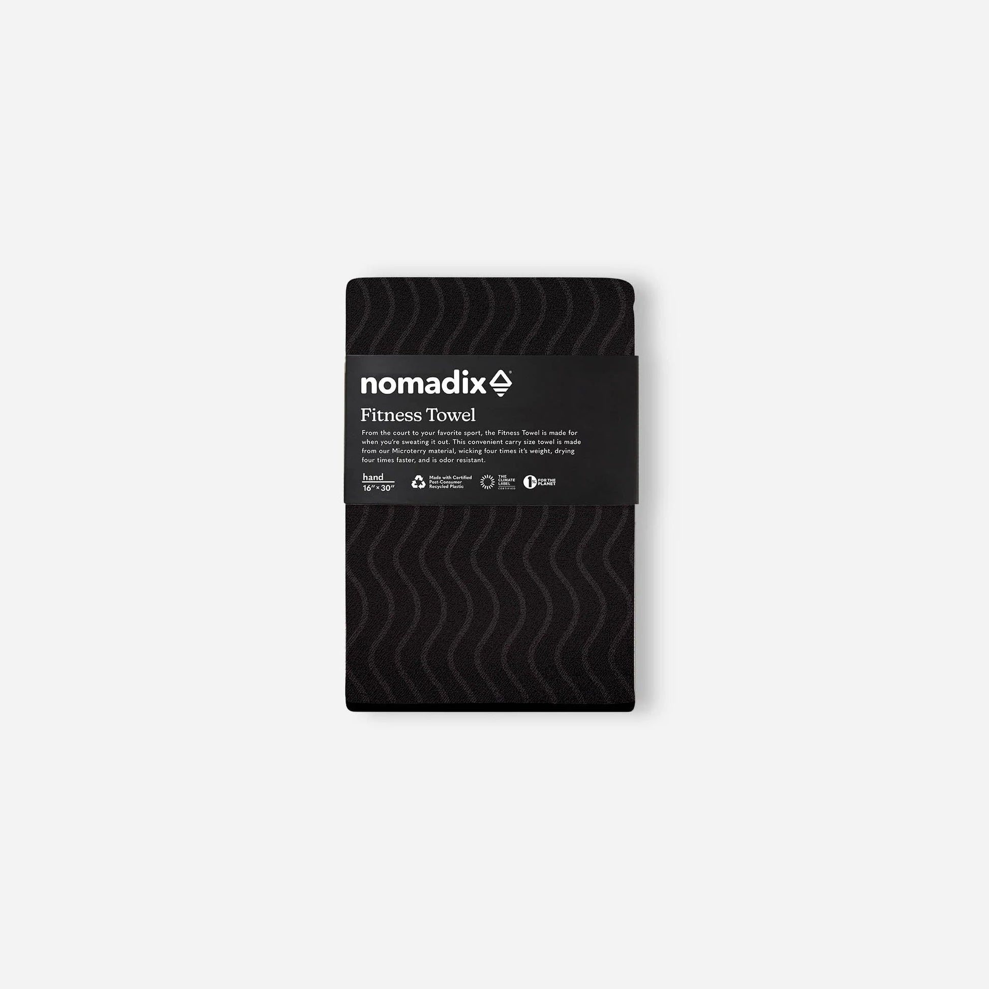 Fitness Towel: Regenerative Black Nomadix
