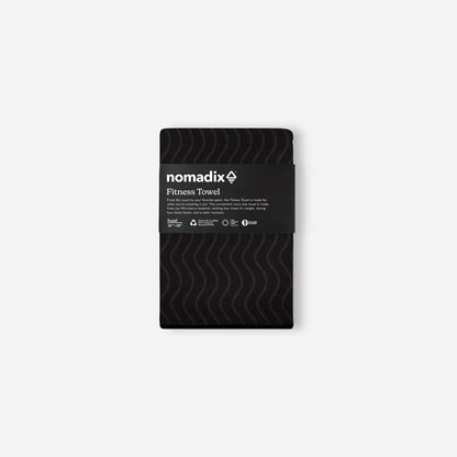 Fitness Towel: Regenerative Black Nomadix