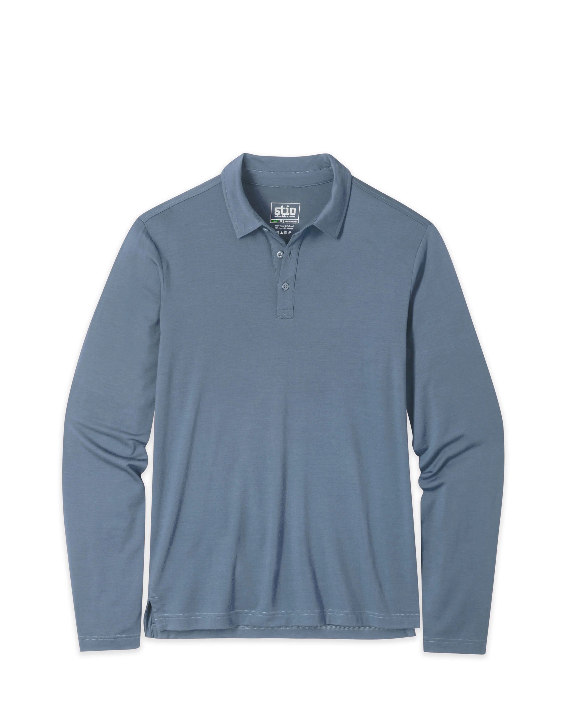 Stio Men's Alpin Lightweight Merino Polo LS Stio