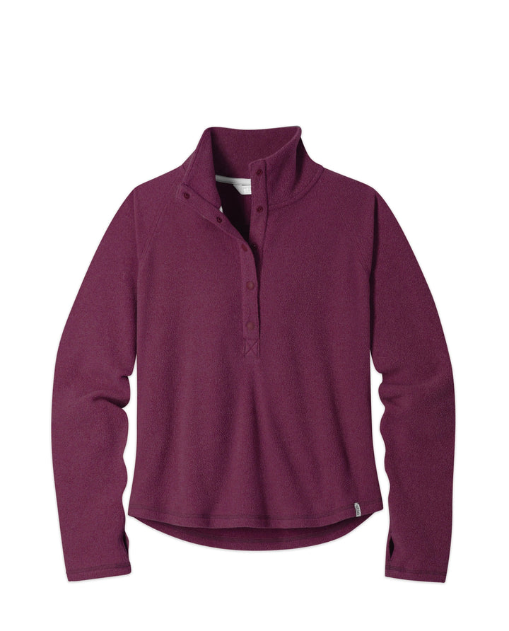 Stio Women's Turpin Fleece Snap Pullover EarthHero Corporate Gifting and Custom Swag