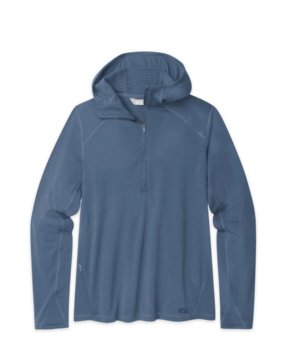 Stio Women's Trax Power Grid Half Zip Hoodie Stio