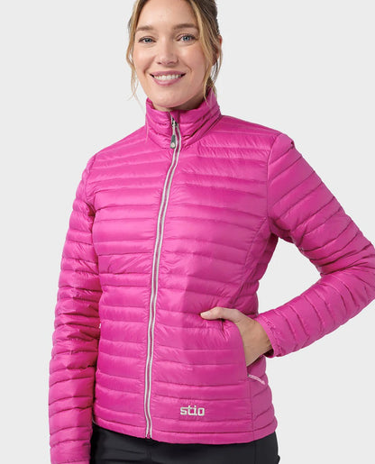 Stio Women's Pinion Down Sweater EarthHero Corporate Gifting and Custom Swag