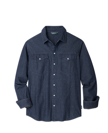 Stio Men's Slipstone Japanese Denim Shirt Stio