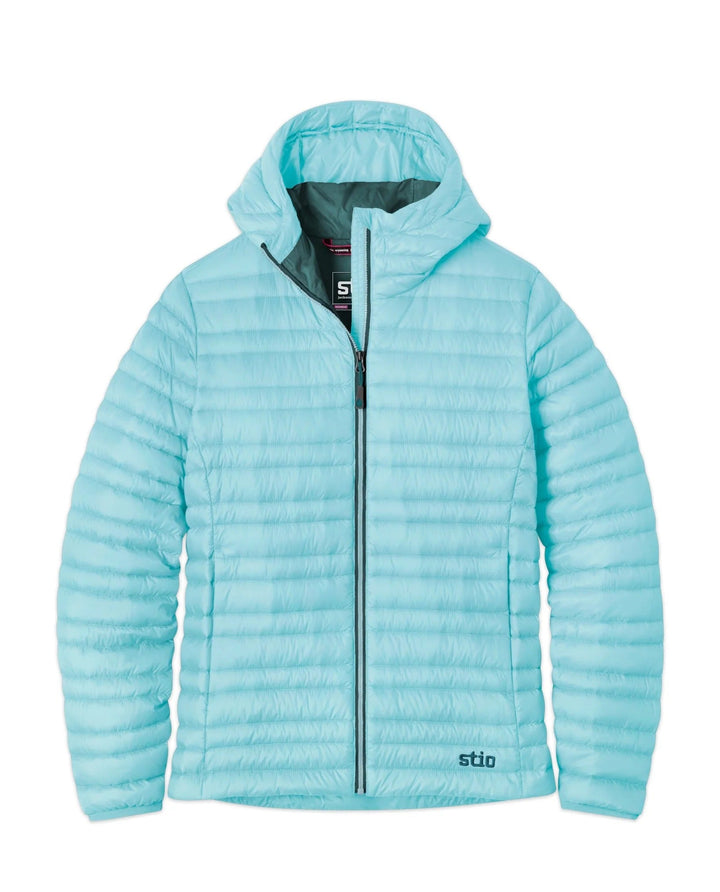 Stio Women's Pinion Down Hooded Jacket EarthHero Corporate Gifting and Custom Swag