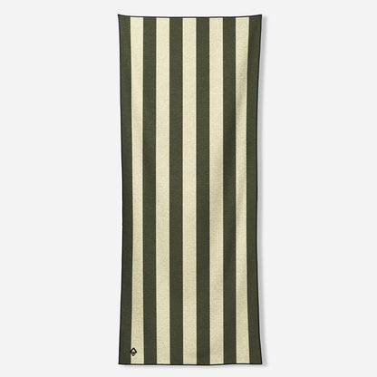 Original Towel: Cabana Stripe Bush Green Nomadix