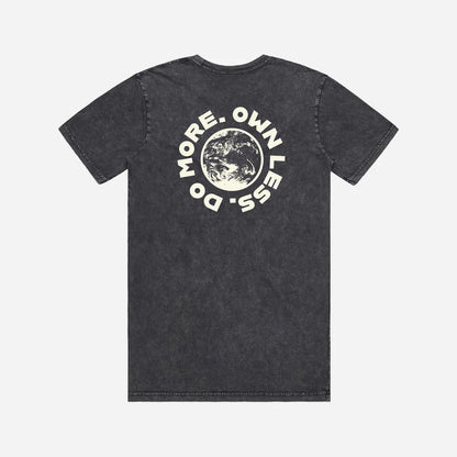 Men's Tee Shirt: Journeys Washed Black Nomadix